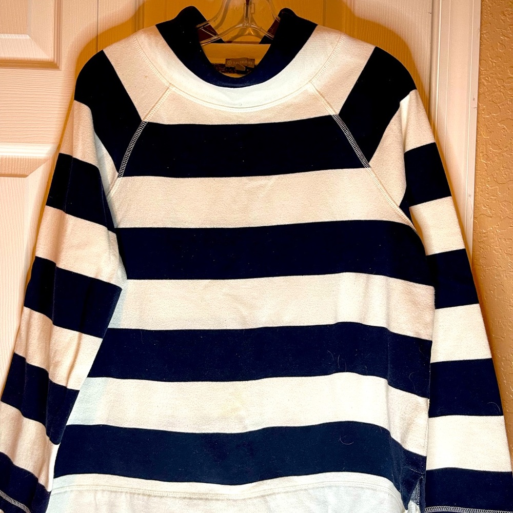 Talbots textured funnel Neck Pullover